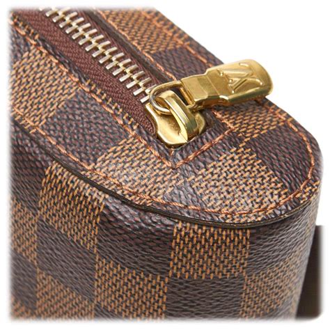 louis vuitton damier ebene geronimos brown canvas shoulder bag|louis vuitton damier canvas handbags.